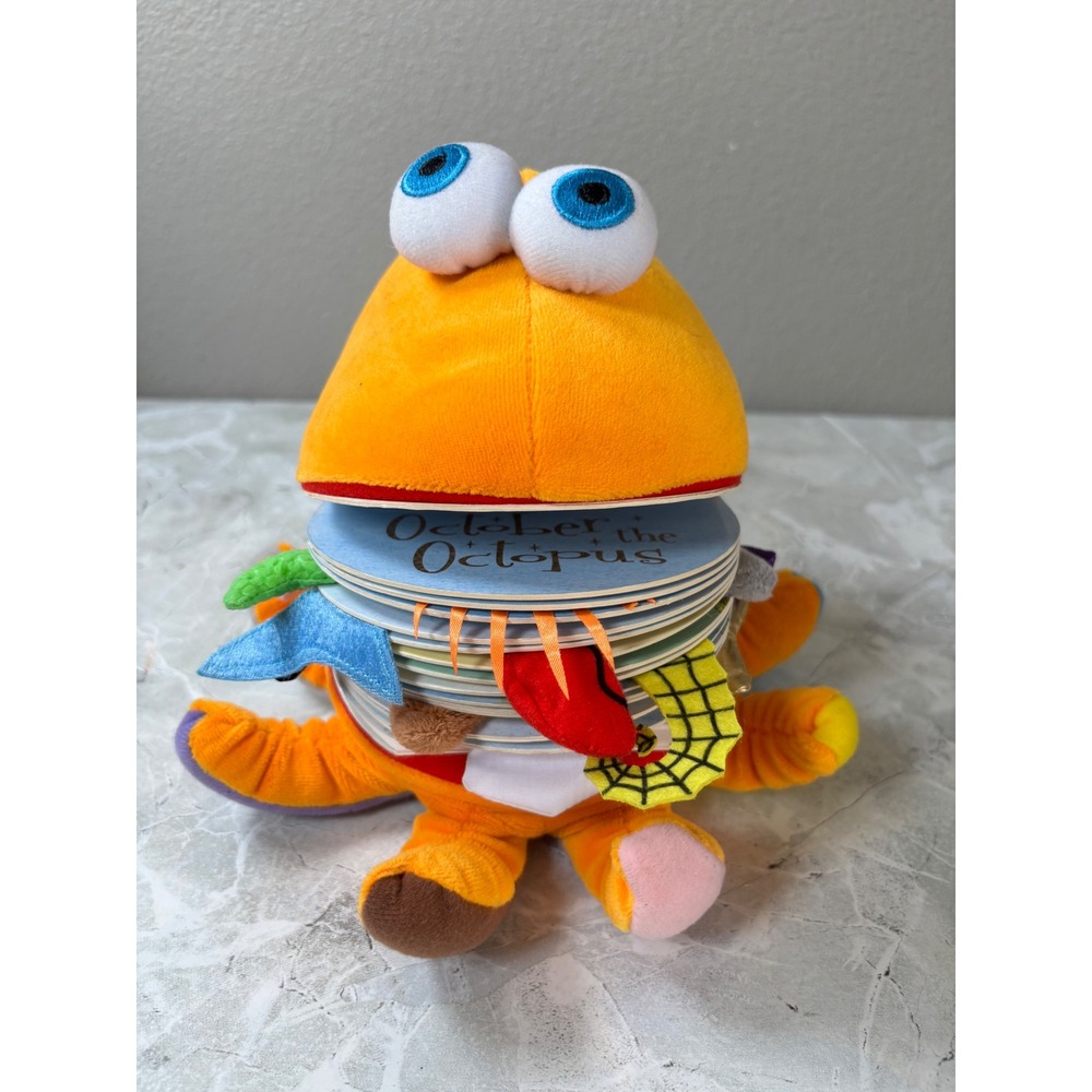 Matthew Van Fleet October the Octopus Plush‎ Interactive Board Book